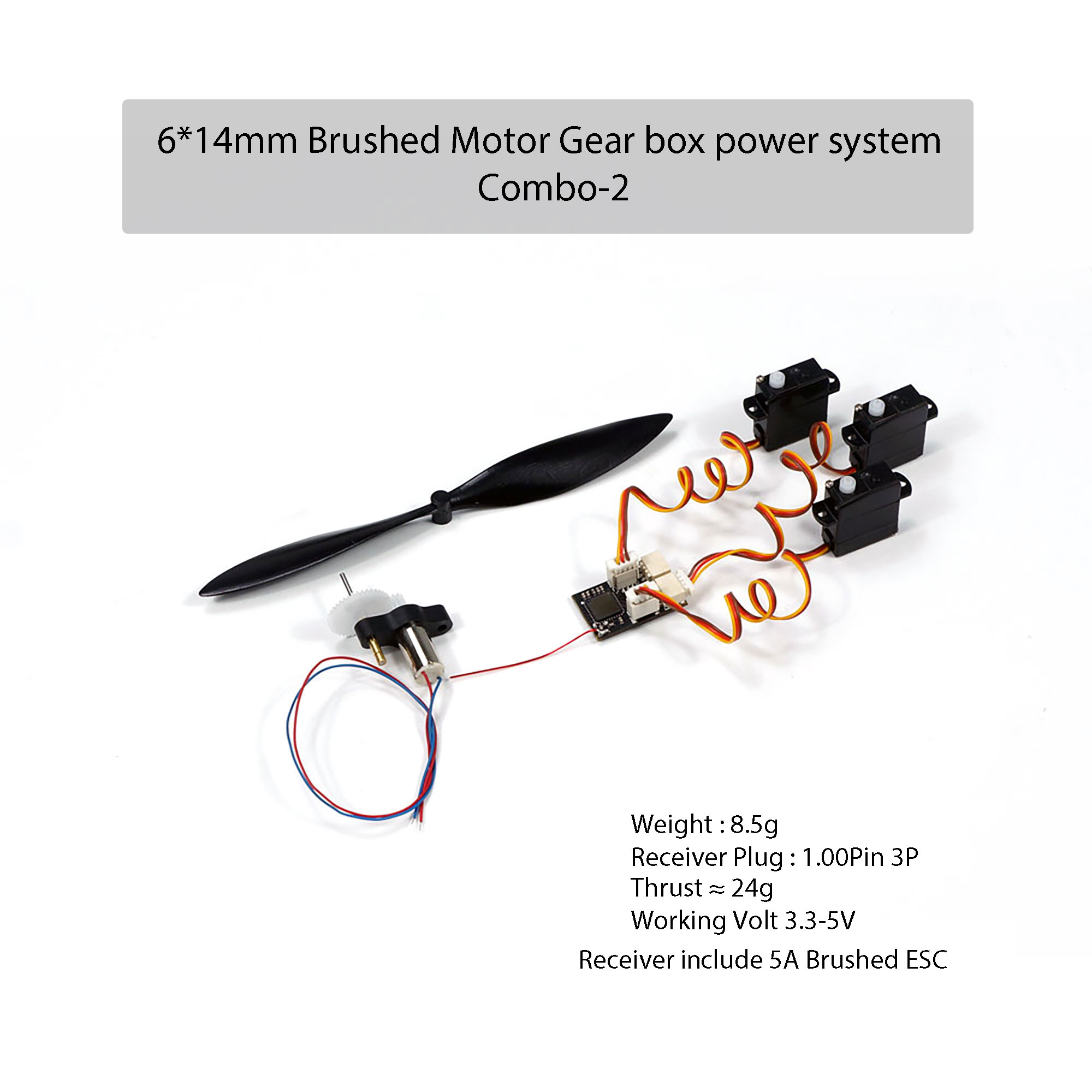 AEORC 6x14 Brushed Motor Combo - Brushless Motor Thrust Test Stand 评论和价格