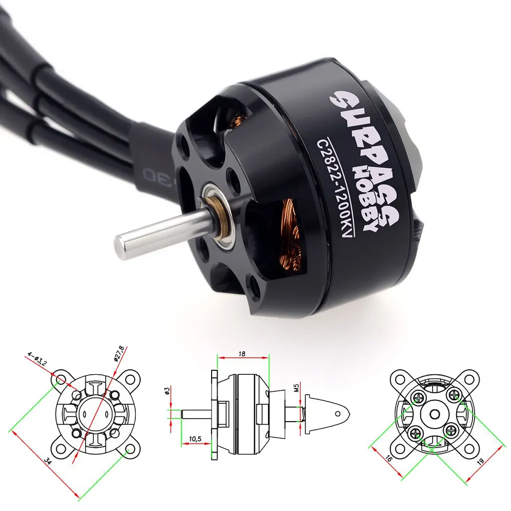 SURPASS HOBBY 2822 2826 2830 2 - Brushless Motor Thrust Test Stand 评论和价格